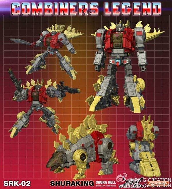 GCreations SRK 02 Shuraking Color Images Of Dino Combiner Team Image  (1 of 6)